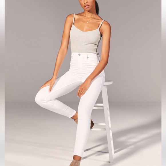 Abercrombie & Fitch Denim - NWT Abercrombie High rise jean leggings